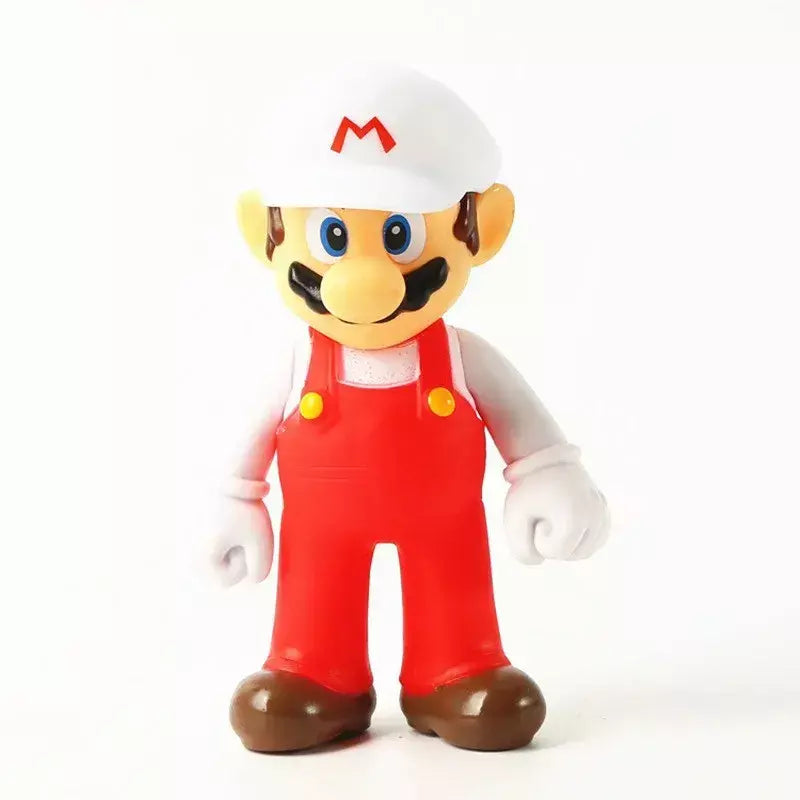 Super mario bros boneca yoshi pêssego princesa sapo figura de ação brinquedos mario luigi crianças presente aniversário natal decoração do bolo modelo