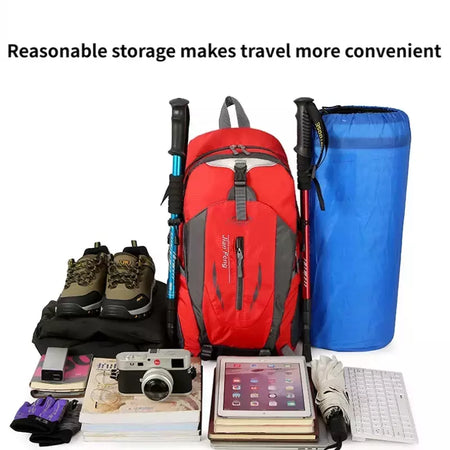 Mochila de montanhismo ao ar livre para homens e mulheres, mochila ciclismo, mochila esportiva, mochila viagem lazer