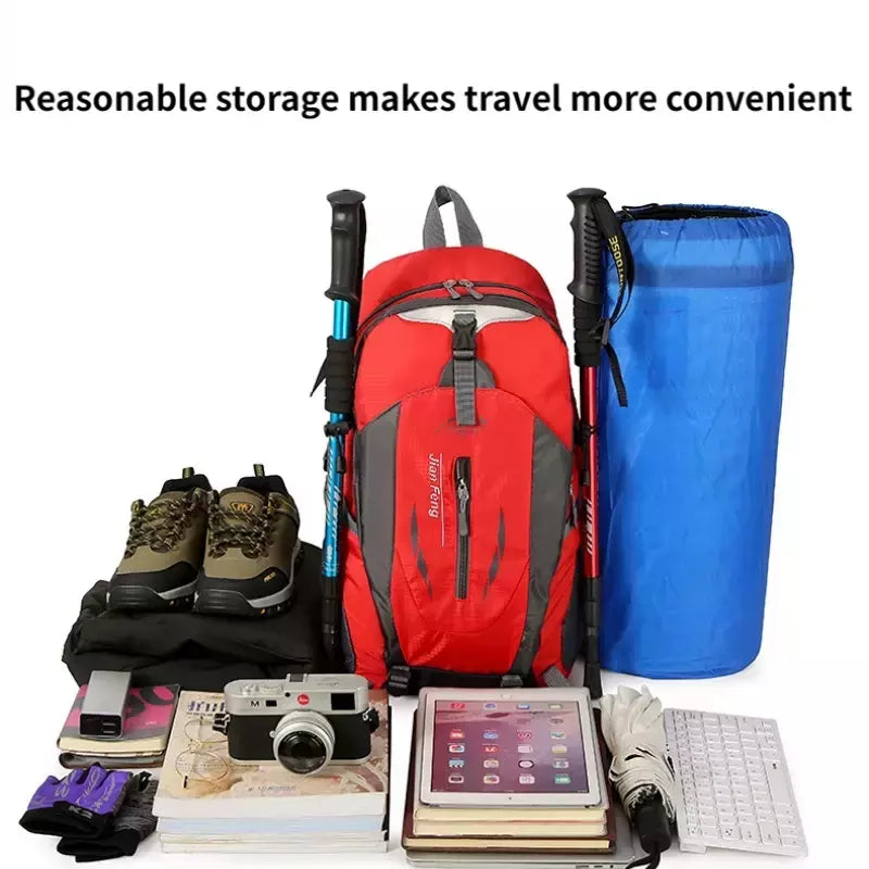 Mochila de montanhismo ao ar livre para homens e mulheres, mochila ciclismo, mochila esportiva, mochila viagem lazer