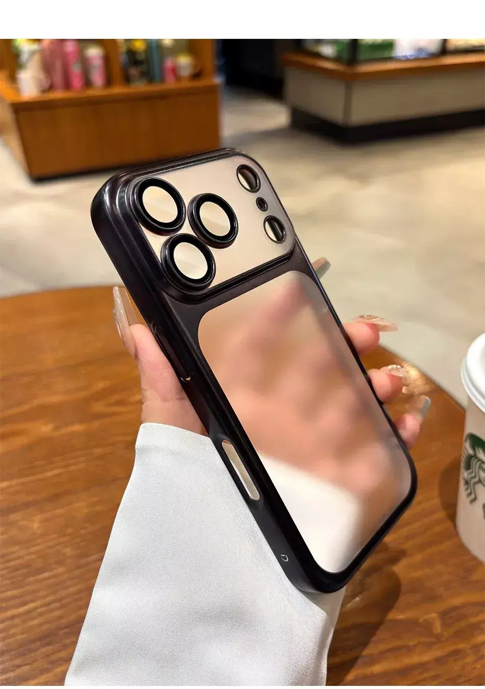 Mais recente laranja ultra fino fosco caso de telefone para iphone 17 pro max 17pro 17 com lente filme proteção à prova de choque duro pc capa