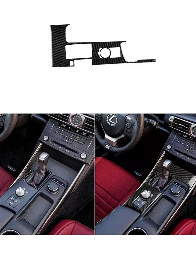 Material De Fibra De Carbono Adesivos, Auto Molduras Interiores, Tira Decorativa, Acessórios Do Carro, Lexus IS250 IS250C IS300 2014-2018