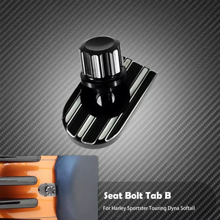 Universal motocicleta traseiro fender assento parafuso porca guia kit de montagem botão capa para harley dyna sportster xl touring flhr softail