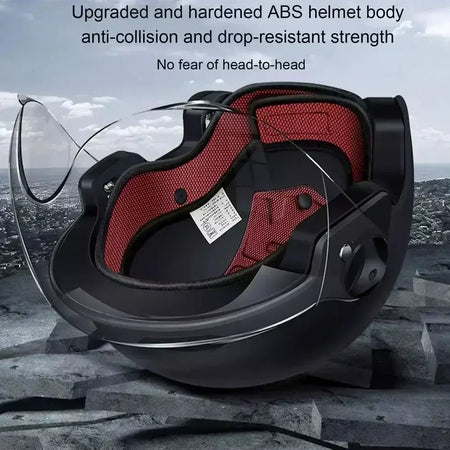 Capacete leve seguro e confortável para adultos - Óculos incluídos adequados para motocicleta E - Bicicleta de montanha
