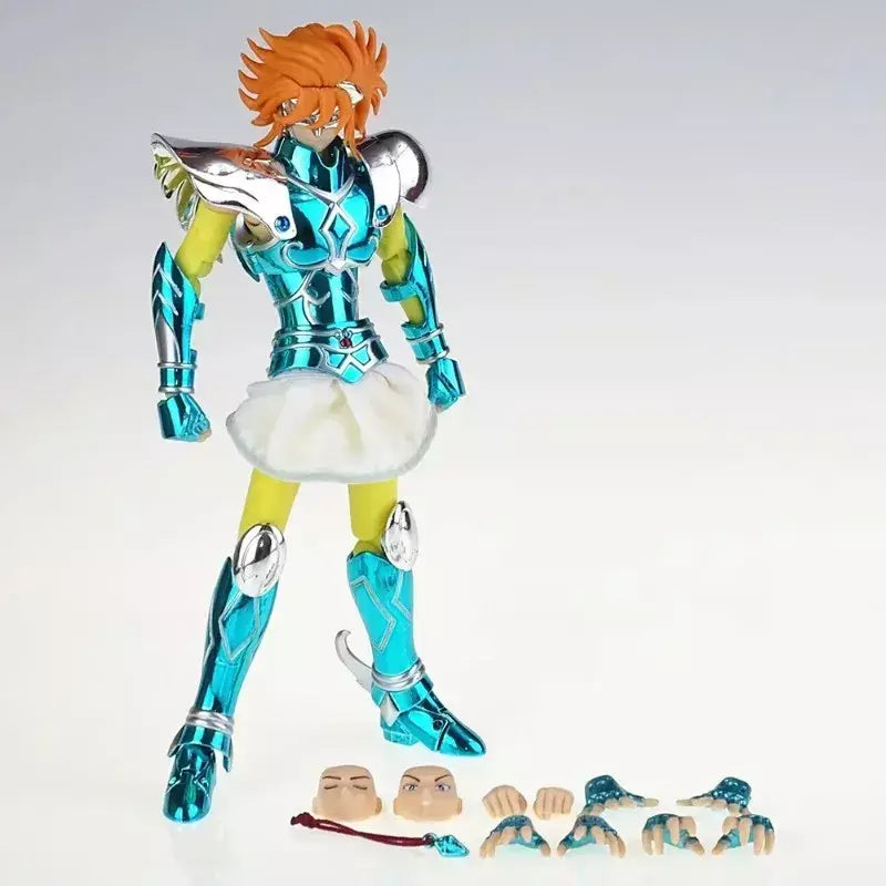 Em estoque cs saint seiya mito pano ex anjo touma/icarus cavaleiros do zodíaco armadura de metal anime figura de ação brinquedos presentes do feriado