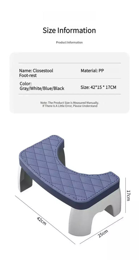 À prova dwaterproof água squatty potty toalete fezes toalete pé fezes agachamento para mulher grávida crianças adultos idosos