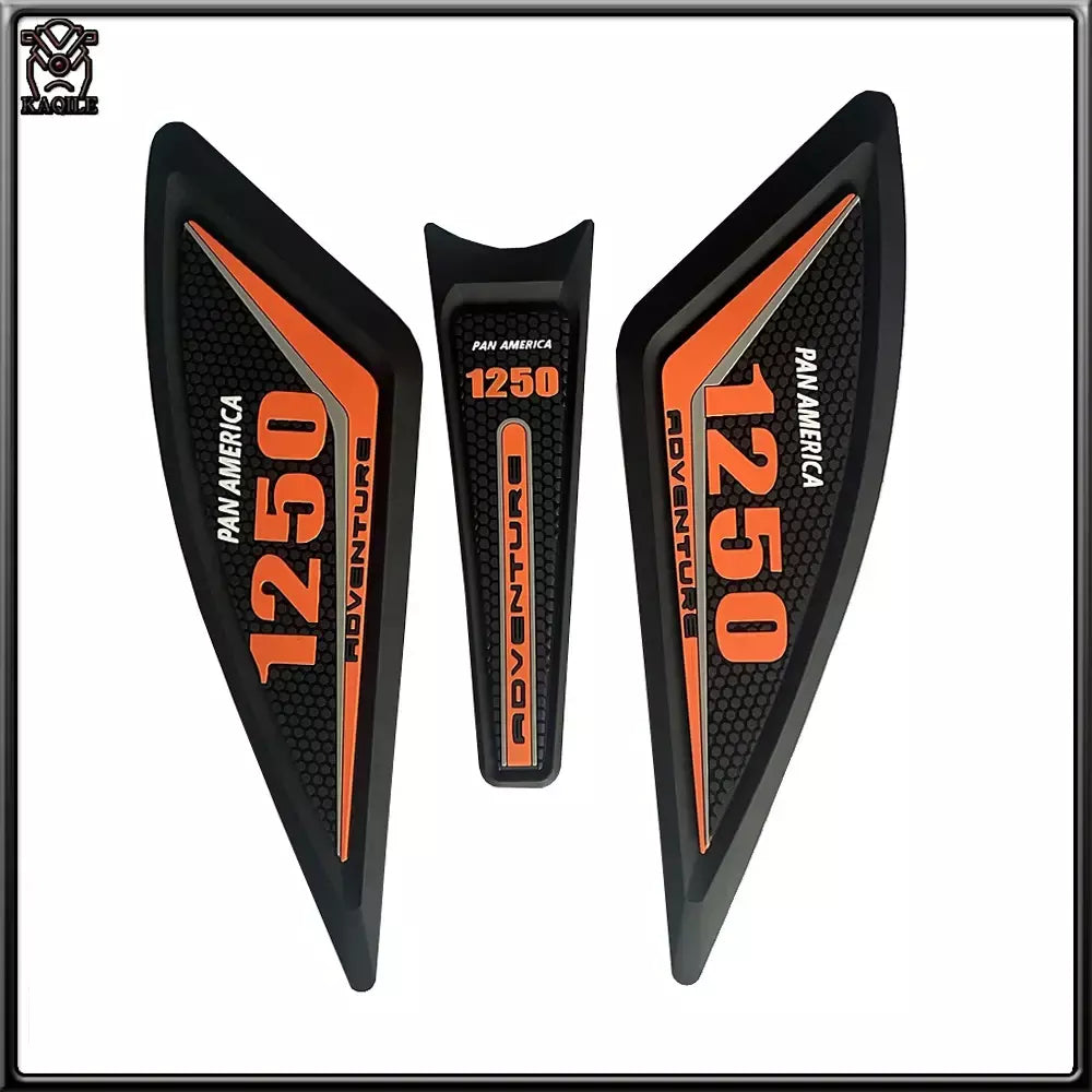 Motocicleta Tanque de Combustível Adesivo, 3D Borracha Protetora Pad, Acessórios para Harley Davidson, Pan America 1250, 2022-2024