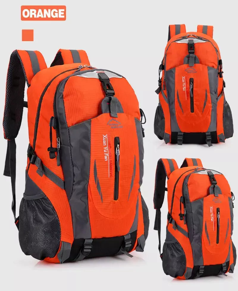 Nova mochila de viagem unissex, feminina e masculina, caminhadas ao ar livre, montanhismo, grande capacidade, leve, ciclismo, acampamento