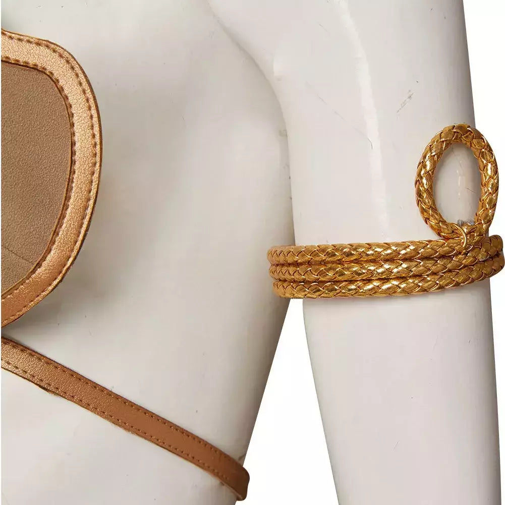 Princesa leia cosplay traje filme espaço batalha fantasia sexy escravo vestido biquíni terno feminino festa de halloween roleplay outfit