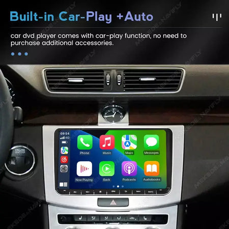 Android 13 sem fio carplay auto carro multimídia player tela ips gps wifi 7/8/9 ''rádio do carro para vw passat golf polo jetta skoda