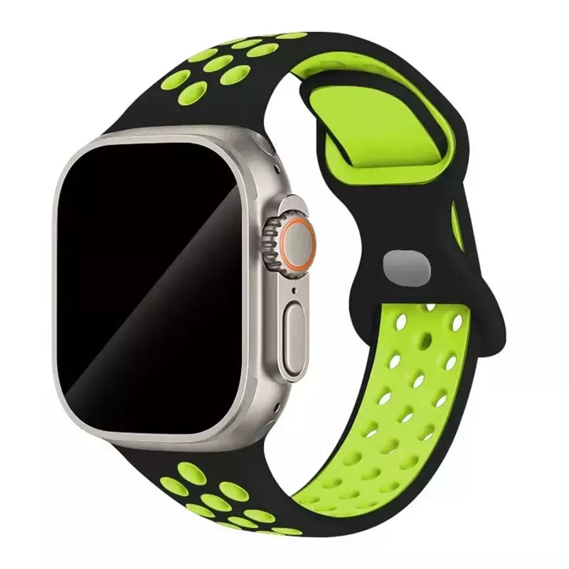 Correia Desportiva Respirável para Apple Watch, Band, Correa, iWatch Series 8, SE, 7, 6, 5, 9 Ultra, 44mm, 49mm, 45mm, 40mm, 41 milímetros, 38 milímetros, 42 milímetros