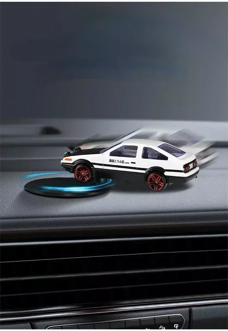 Balanço e deriva com o modelo de carro para ae86 decoração de carro liga fundida meninos brinquedos carros puxar para trás ornamentos de carro interior