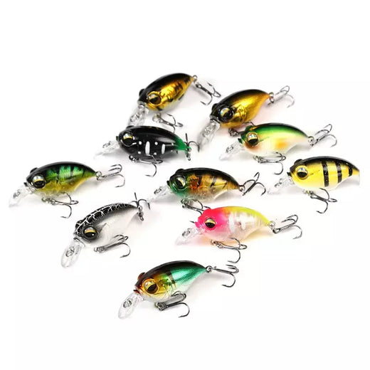 38mm 8g topwater mini crankbait isca de pesca flutuante wobbler isca dura artificial para pique walleye baixo plástico swimbait enfrentar