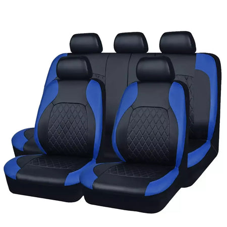 Capa de assento de carro de couro PU para todas as estações, protetor de assento totalmente cercado, à prova d'água, ajuste universal, sedan, suv, captador, assento de caminhão