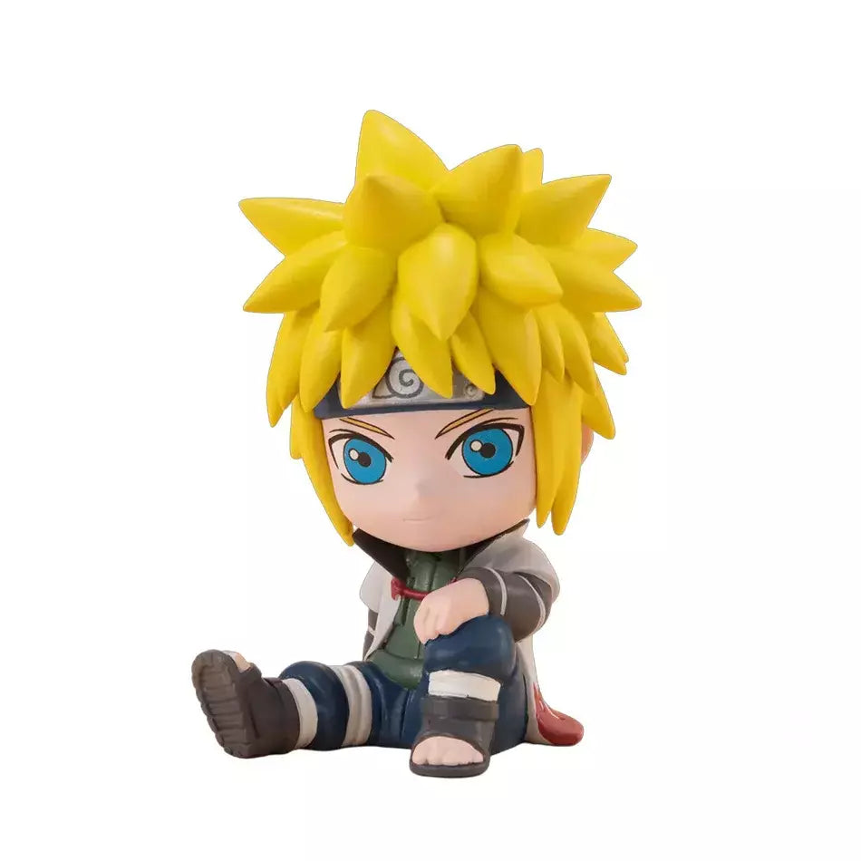 Novo 8 pçs/set Anime Figura Naruto Shippuden Hinata Sasuke Itachi Kakashi Gaara Figura de Ação Q Versão Figuras de PVC Brinquedos Presente
