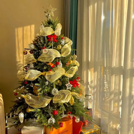 9m decoração de fita de natal pendurado árvore de natal ornamentos pendentes para decoração de casa navidad festa ano novo 2026 acessórios