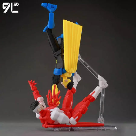 9l3d impresso invincible menino lucky13 manequim13 conquistar lex allen super-heróis anime brinquedos figuras de ação manequim modelo ornamentos