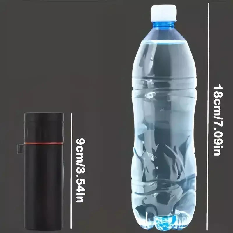 Telescópio monocular hd 2000x25, mini telescópio portátil para celular com suporte para acampamento ao ar livre, caça, observação de pássaros