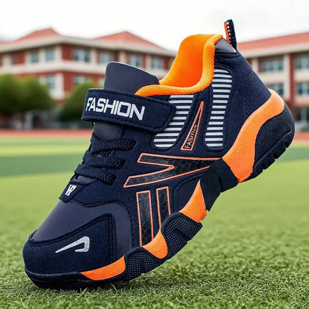 Crianças meninos sapatos escola esportes moda couro para crianças tênis casuais menino correndo andando sapato ao ar livre