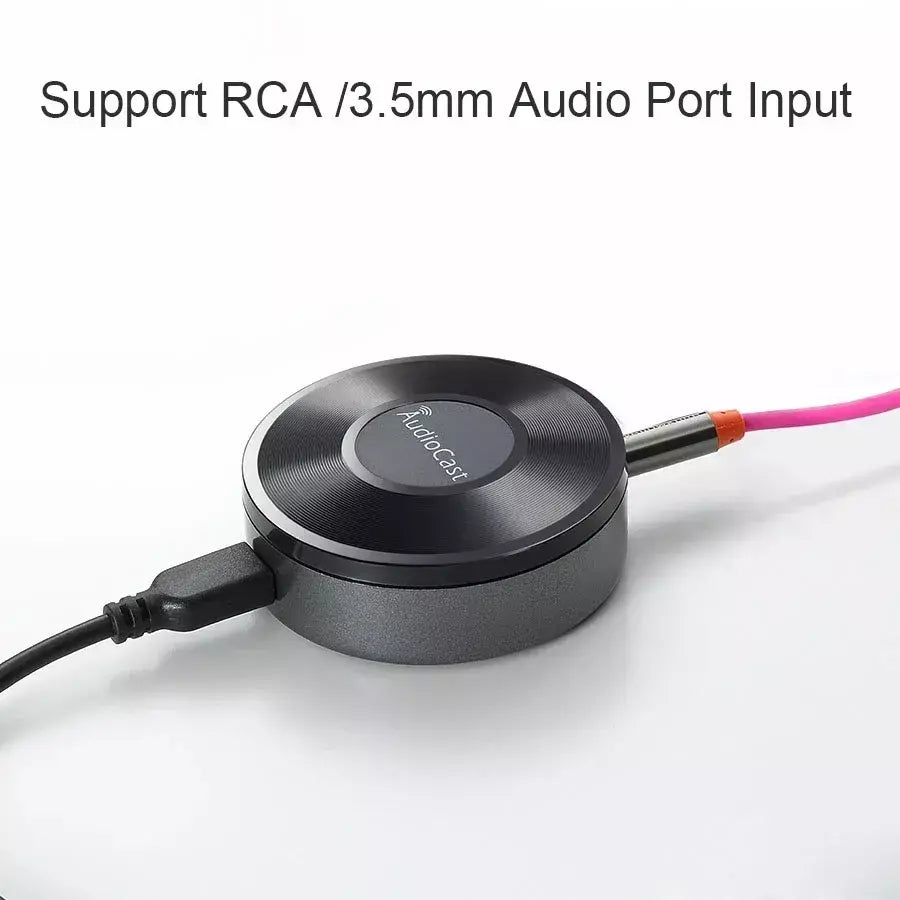 Audiocast m5 sem fio wifi música áudio streamer receptor audiocast ieast pplaydlna para airplay áudio música adaptador multi sala