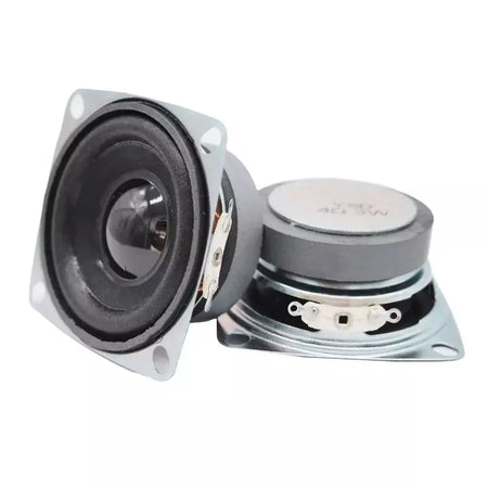 2 unidades/lotes 2 Polegada 4 ohm 3w alto-falantes de gama completa portátil 52mm alto-falante de áudio subwoofer diy alta fidelidade estéreo sqaure alto-falante bluetooth
