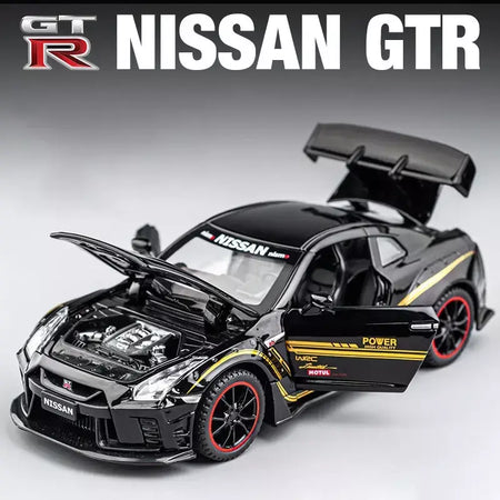 1:32 nissan gtr GT-R r35 r34 supercar liga modelo de carro diecasts & veículos de brinquedo carros de brinquedo brinquedos do miúdo para crianças presentes menino brinquedo