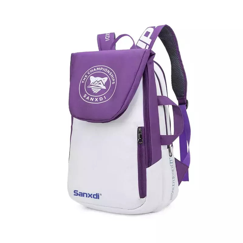 Mochila de remo de tênis dobrável para homens Squash Badminton Racket Bag Bolsa de transporte de raquetebol Sacos esportivos de grande capacidade