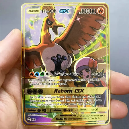 999999 Pontos hp pokemon cartão de metal charizard ouro metal super cartões inglês cartão mewtwo vmax mega anime jogo coleção presentes