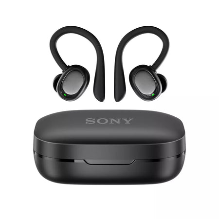 Original sony sp180 verdadeiro sem fio fones de ouvido bluetooth fones de ouvido de gancho de orelha alta fidelidade esportes música fone de ouvido com microfone