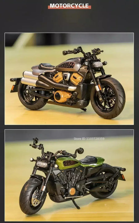 1:12 sportster modelo de brinquedo motocicletas liga diecast nijia ZX-6R motos som luz absorção choque pneus borracha crianças presente