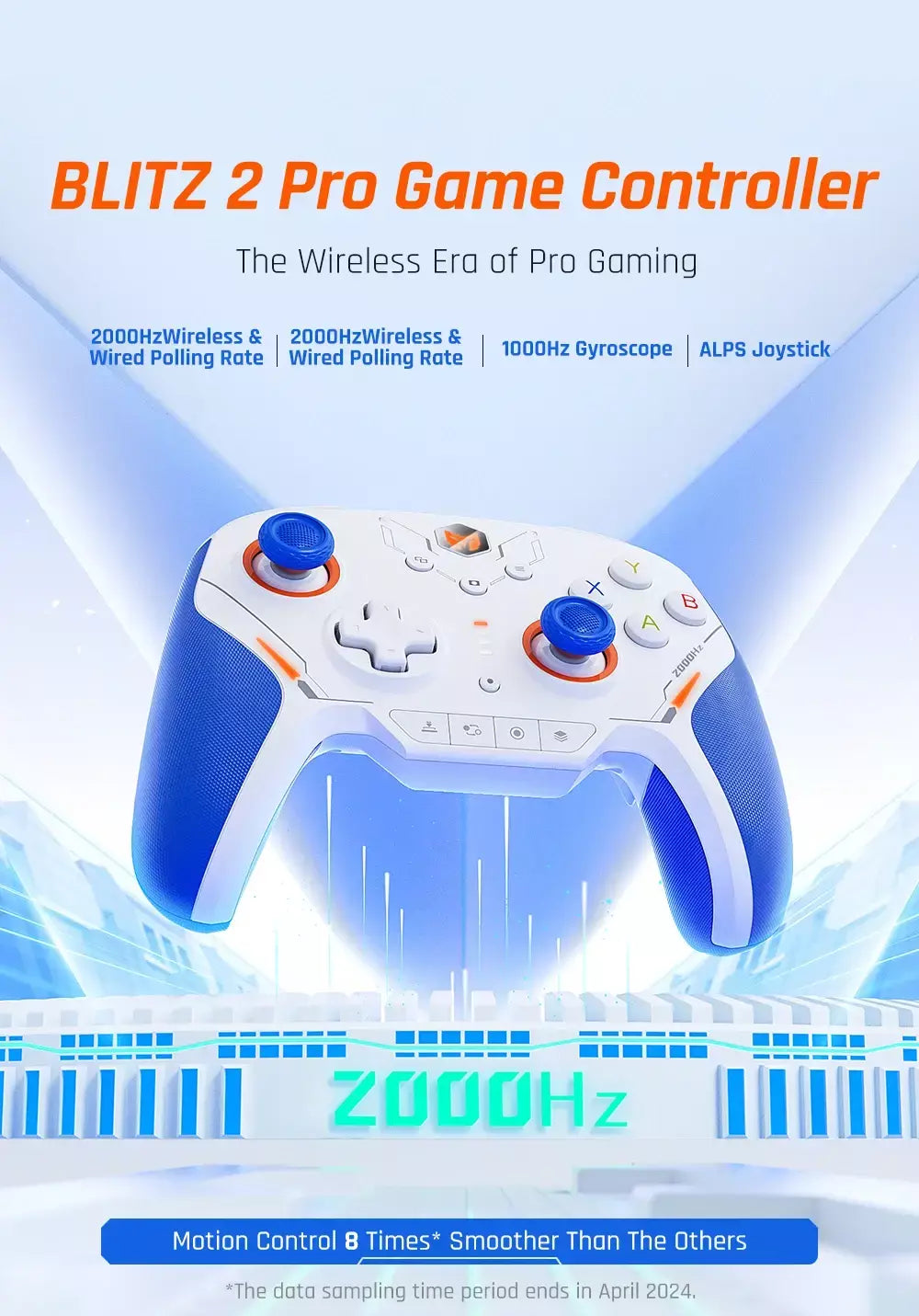 BIGBIG Won Blitz 2 Pro Starburst Wireless Gamepad Filme de carbono / Edição TMR para Switch / PC / ios / Android