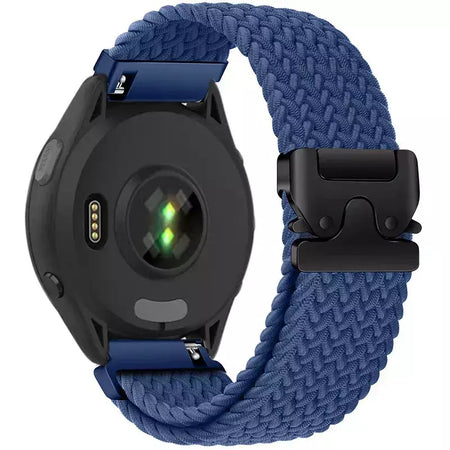 Pulseira de paraquedas de 20mm 22mm para garmin venu 4 3 2 sq band para forerunner 165/255/265/570 pulseira vivoactive 4 5 6 pulseira