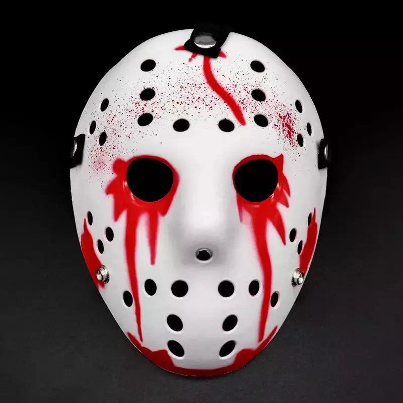 Presente filme máscara de hóquei jason voorhees sexta-feira 13th horror máscara assustadora festa de halloween cosplay máscaras para adultos homens dia das bruxas