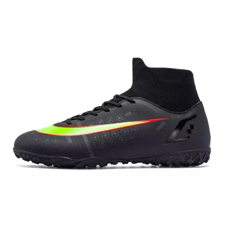 Chaveiros antiderrapantes masculinos de tornozelo, sapatos clássicos de futebol, tênis profissional, treinamento de grama, campo, FG, TF