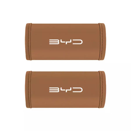 2 pçs carro anti deslizamento puxar luva interior do carro alça de couro protetor capa para byd tang s7 g3 m6 f3 atto 3 e6 qing yuan canção f3r