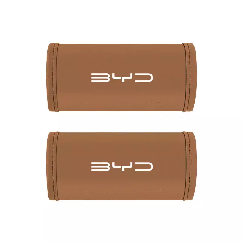 2 pçs carro anti deslizamento puxar luva interior do carro alça de couro protetor capa para byd tang s7 g3 m6 f3 atto 3 e6 qing yuan canção f3r