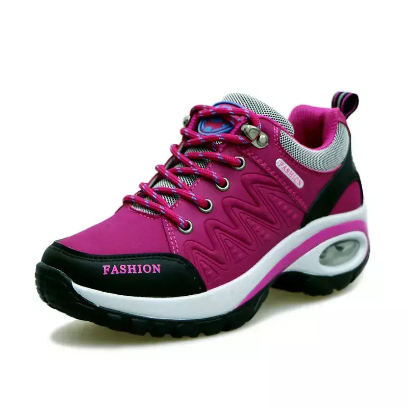 Mulheres sapatos esportivos plataforma tênis moda caminhadas ao ar livre antiderrapante sapatos casuais baixo superior tênis de corrida calçados femininos