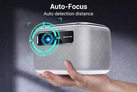 BYINTEK R20 Max Mini Projetor 4K DLP Smart WiFi Android 11.0 LED 1080P Projetores de home theater ao ar livre com bateria de 15600mAh