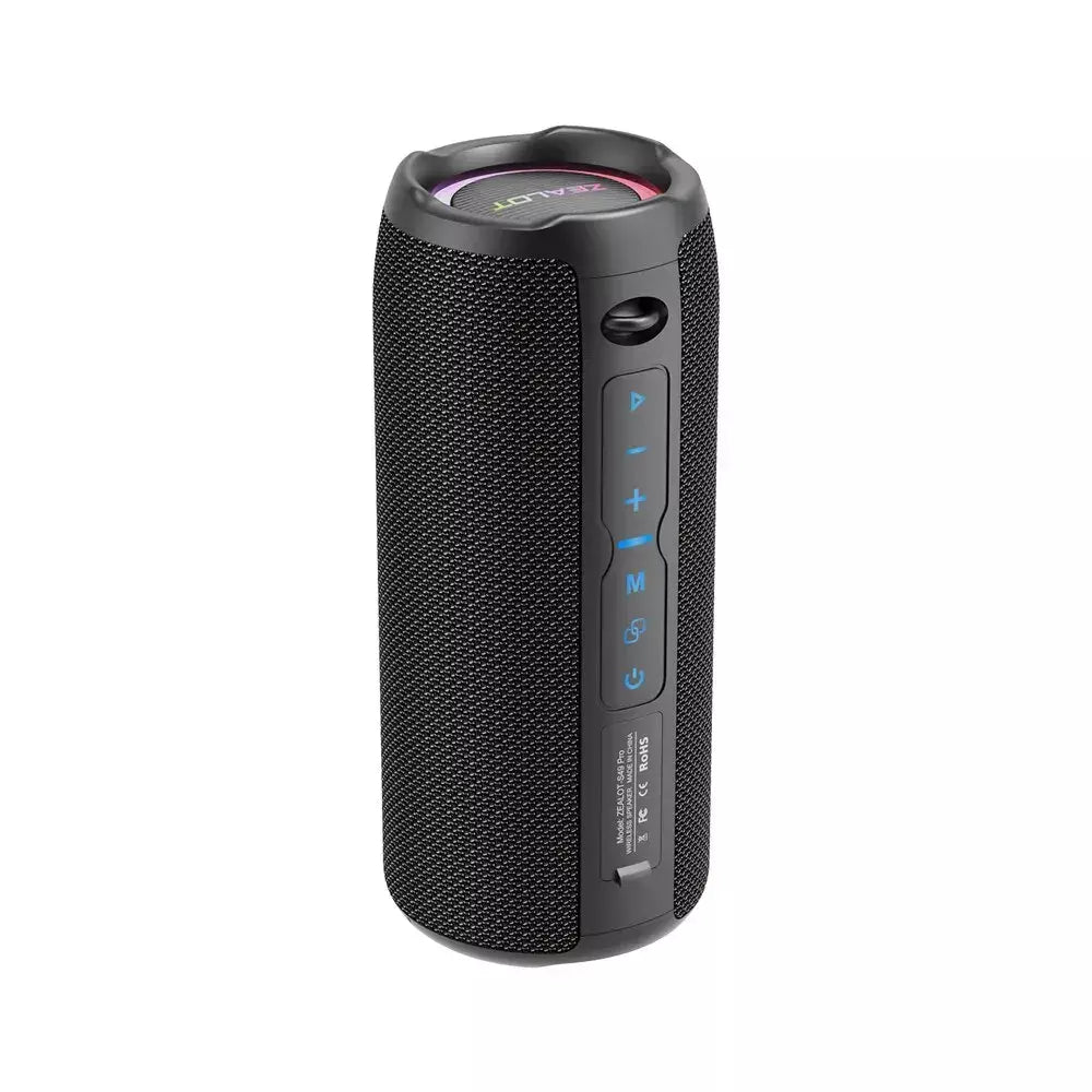 Zealot s49pro alto-falante portátil bluetooth 20w ipx6 à prova dwaterproof água poderosa caixa de som baixo impulso duplo emparelhamento verdadeiro alto-falante sem fio
