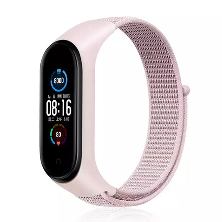Correia de nylon para Xiaomi Mi Band, pulseira esportiva confortável, pulseira para Mi Band 7, 6, 5, 4, 3