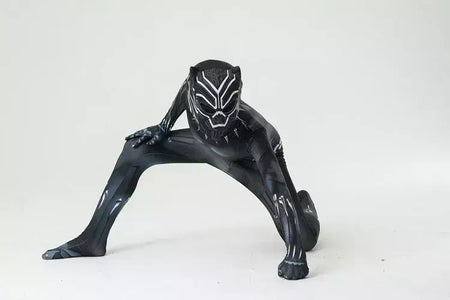 Anime super-herói preto crianças pantera dos homens meninos adultos macacões crianças pantera cosplay traje de halloween bodysuits vestir-se novo