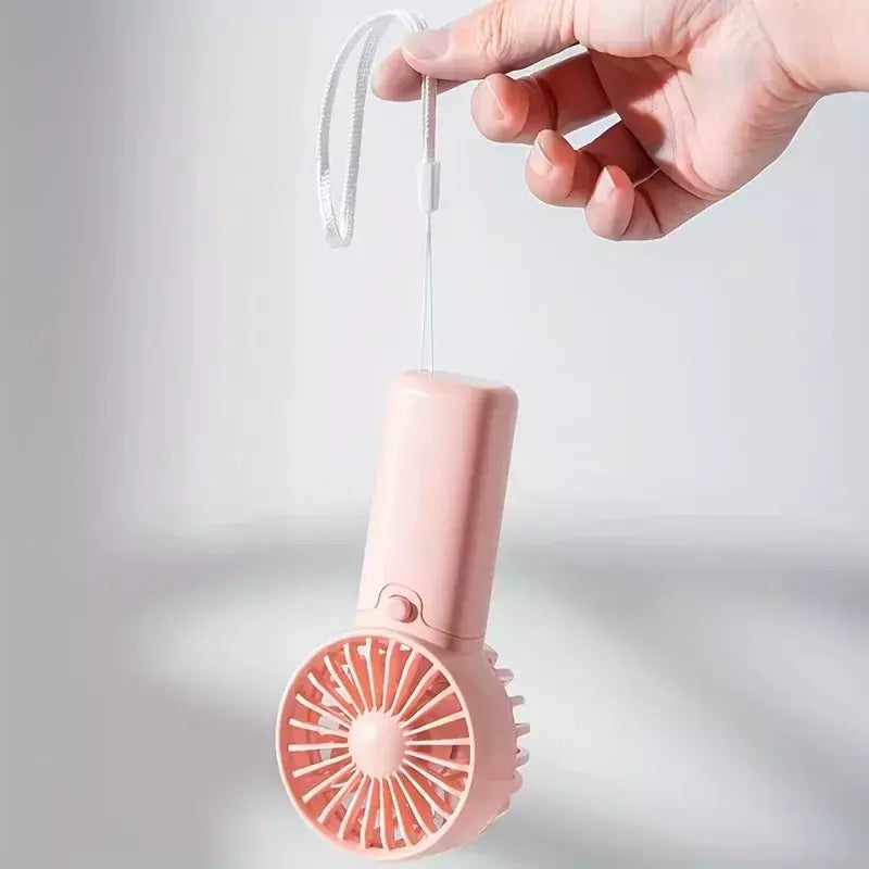 Mini ventilador portátil leve ventilador de mão aa ventilador de refrigeração a pilhas para escritório ao ar livre viagem acampamento