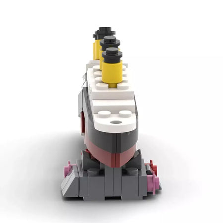Titanic quebrar em meio rms cruzeiro afundou blocos de construção moc navio barco 3d modelo plástico diy steamboat presentes crianças brinquedos cidade filme