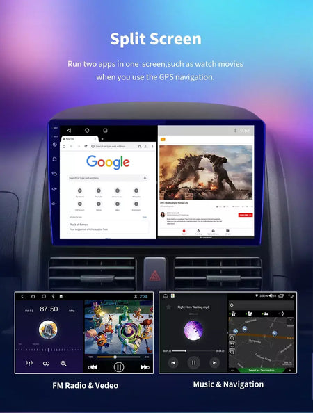 EKIY T900 8G 128G Universal Car Radio Multimídia Bru-ray QLED Navegação GPS Estéreo Android Auto Carplay BT 2 din DVD Unidade Principal