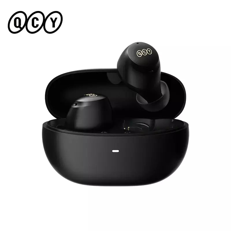 QCY-HT07 ANC Fones De Ouvido Sem Fio, Auscultadores HiFi, Cancelamento de Ruído, Earbuds TWS, 6 Microfone, Chamada AI HD, Reprodução 32H, 40dB, Bluetooth 5.2
