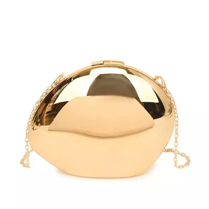 Bolsa de estilingue crossbody para mulheres, bolsas douradas, embreagem noturna, marca de luxo, trend party, 2022, 2024