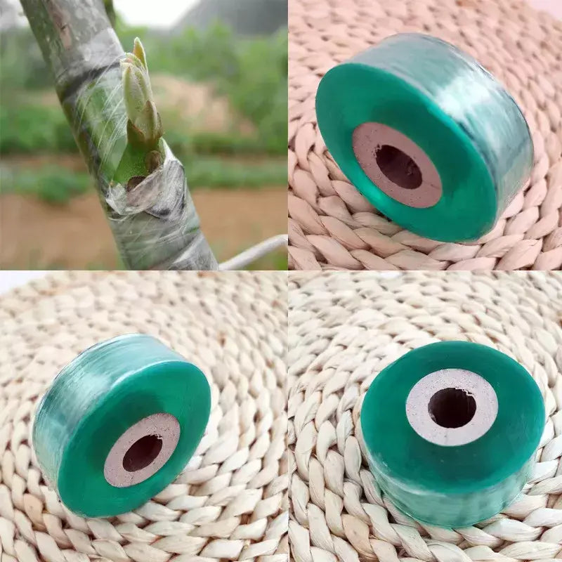 200m barreira de jardim berçário fita extensível enxertia filme enxerto budding barreira floristry podador árvore frutífera berçário reparação filme