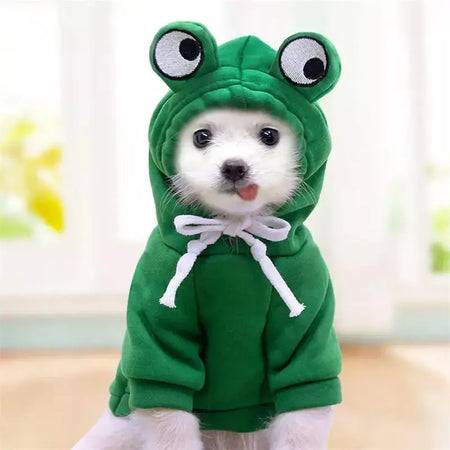 Animal de estimação com capuz roupas para cães bulldog frances aparelhos para pequeno cão traje casaco jaquetas vestuário inverno ropa para perros acessórios