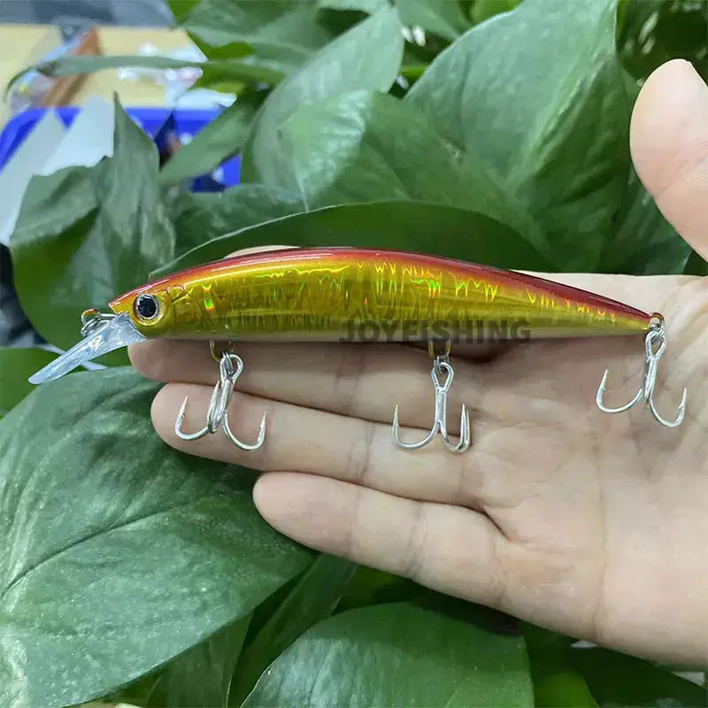 110mm 38g 90mm 31g afundando isca de pesca pesado minnow fundição pesca corrico robalo truta isca pesca isca dura 9152