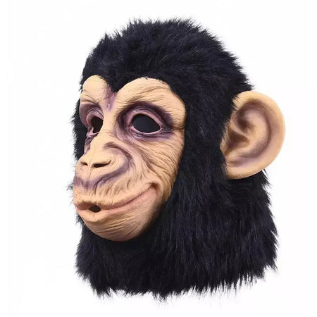 Novo macaco gorila máscaras de halloween adulto rosto cheio máscara engraçada látex festa de halloween cosplay traje masquerade máscaras realistas