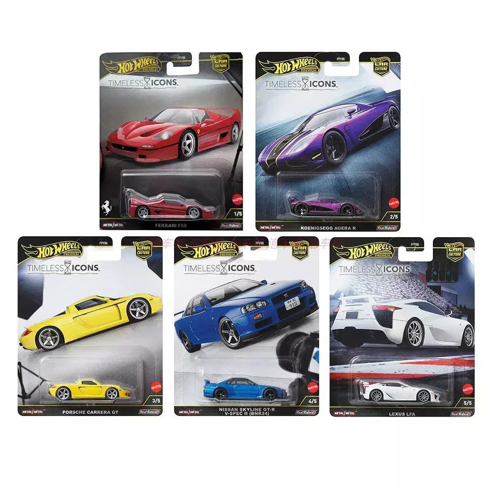 Hot Wheels Premium 2025 FPY86 Ronin Run 2, cultura de carro com etiqueta dourada, modelos fundidos em escala 1:64, brinquedos colecionáveis, presente para crianças
